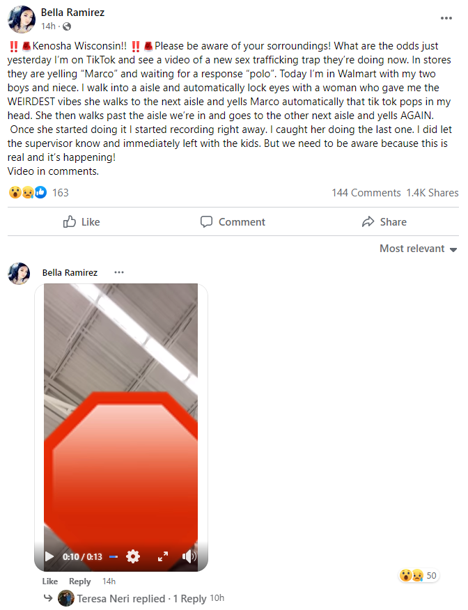 Fact Check NO Evidence That Marco Polo Game Is Used For Sex